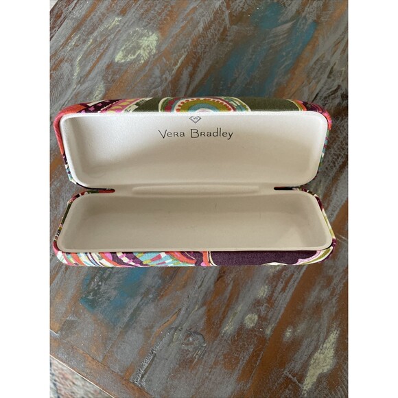 Vera Bradley Eyeglass Case Heirloom Paisley Clam Shell Hard Sunglasses - Picture 5 of 10